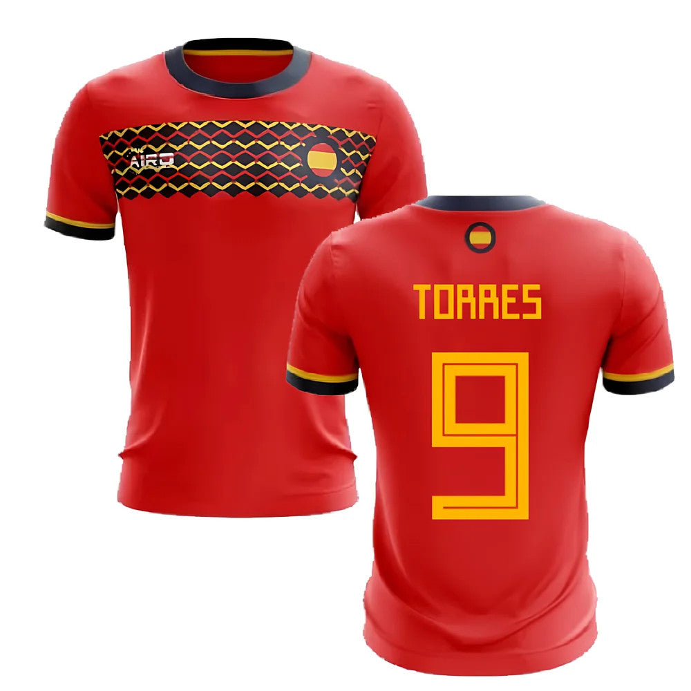 2025-2026 Spain Home Concept Football Shirt (Torres 9)_3