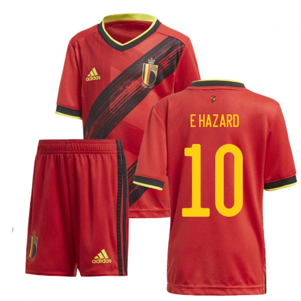 2020-2021 Belgium Home Adidas Mini Kit (E HAZARD 10)_3