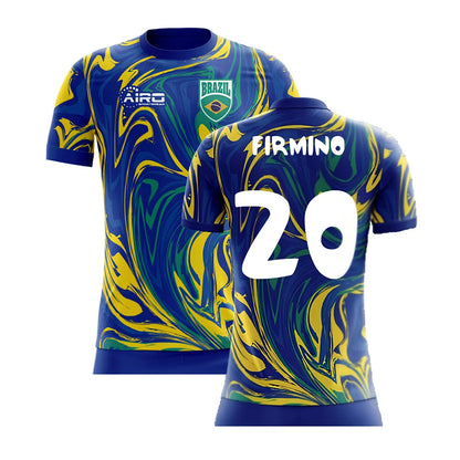 2025-2026 Brazil Away Concept Shirt (Firmino 20) - Kids_4