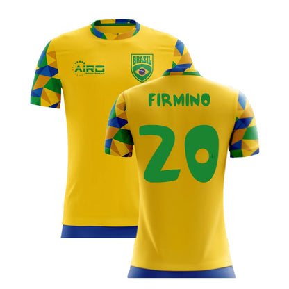 2025-2026 Brazil Home Concept Football Shirt (Firmino 20) - Kids_4