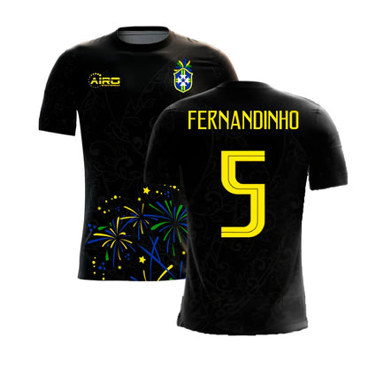2025-2026 Brazil Third Concept Football Shirt (Fernandinho 5)_4