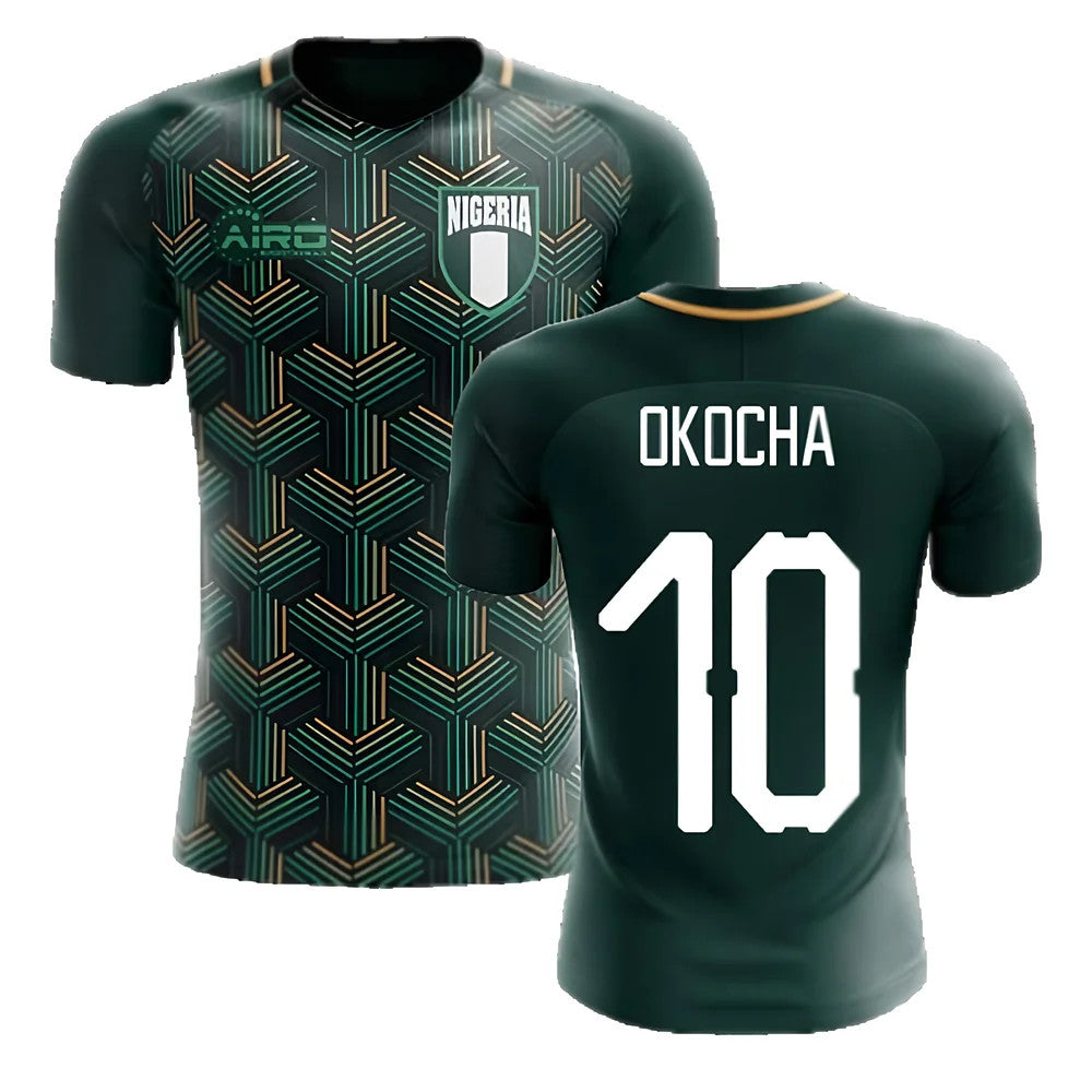 2025-2026 Nigeria Third Concept Football Shirt (Okocha 10) - Kids_4