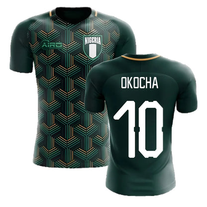 2025-2026 Nigeria Third Concept Football Shirt (Okocha 10) - Kids_4