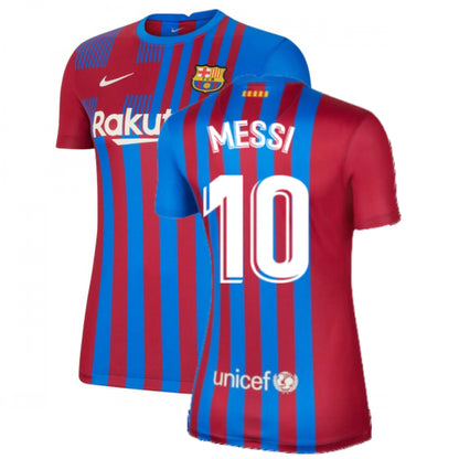 2021-2022 Barcelona Womens Home Shirt (MESSI 10)_4