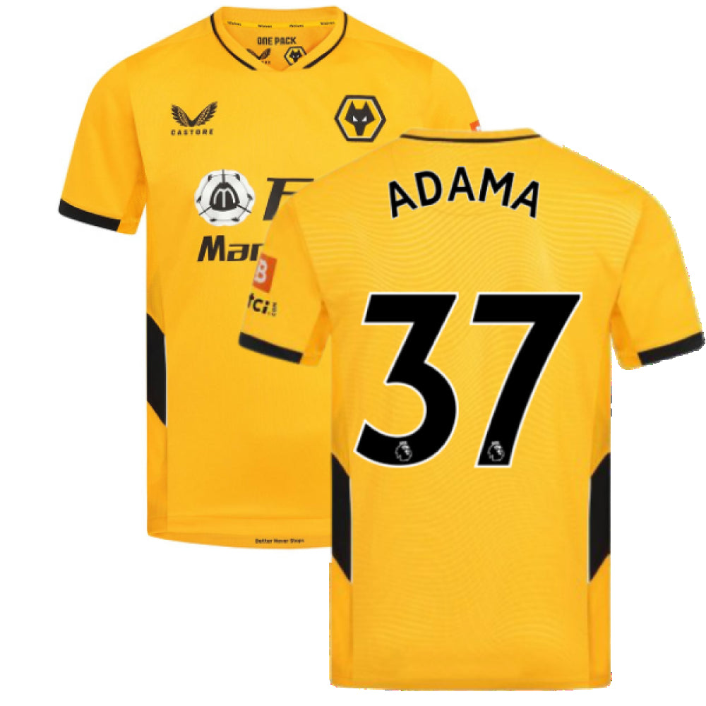 2021-2022 Wolves Home Shirt (ADAMA 37)_4