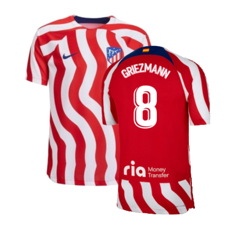 2022-2023 Atletico Madrid Home Player Issue Jersey (GRIEZMANN 8)_5
