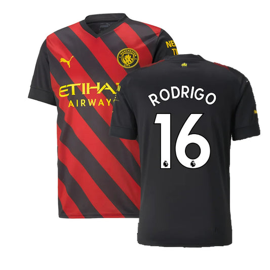 2022-2023 Man City Away Shirt (RODRIGO 16)_4