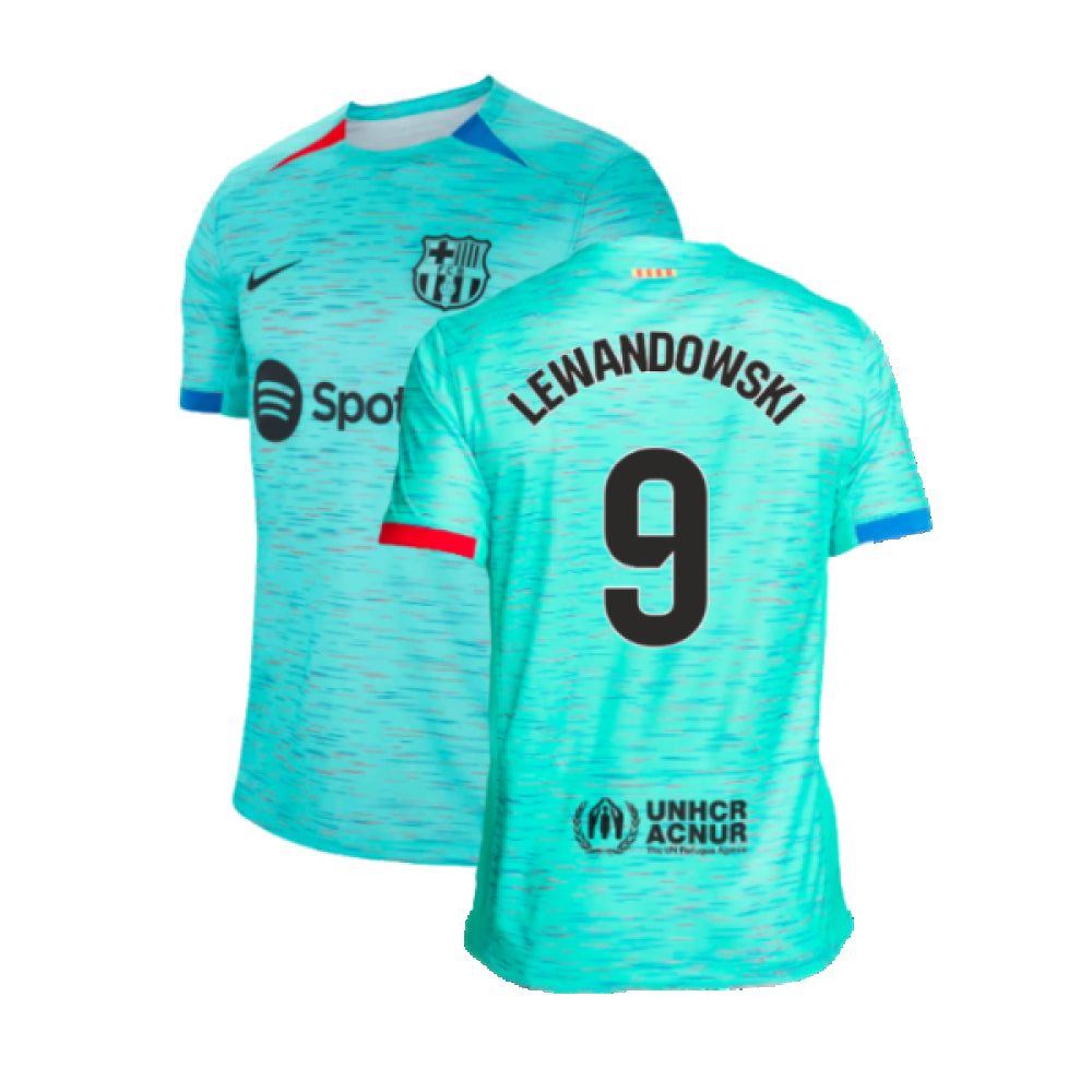 2023-2024 Barcelona Third Shirt (Lewandowski 9)_4