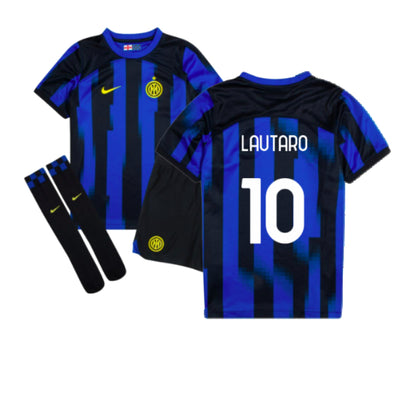 2023-2024 Inter Milan Home Mini Kit (Lautaro 10)_4