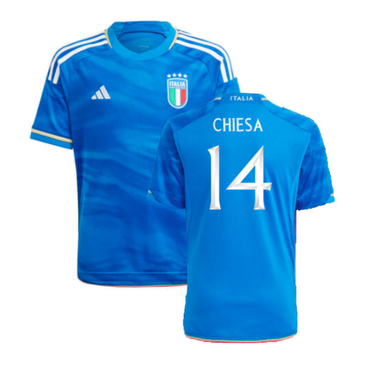 2023-2024 Italy Home Shirt (Kids) (CHIESA 14)_4