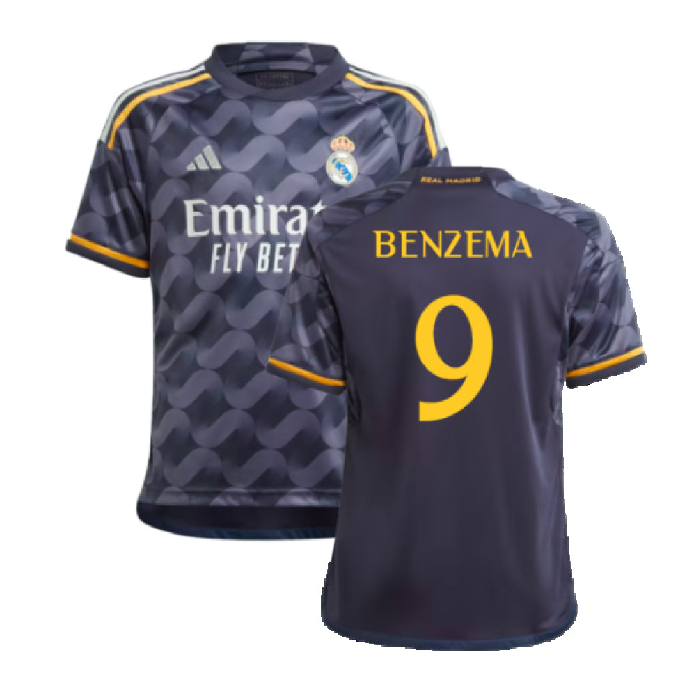 2023-2024 Real Madrid Away Shirt (Kids) (Benzema 9)_4