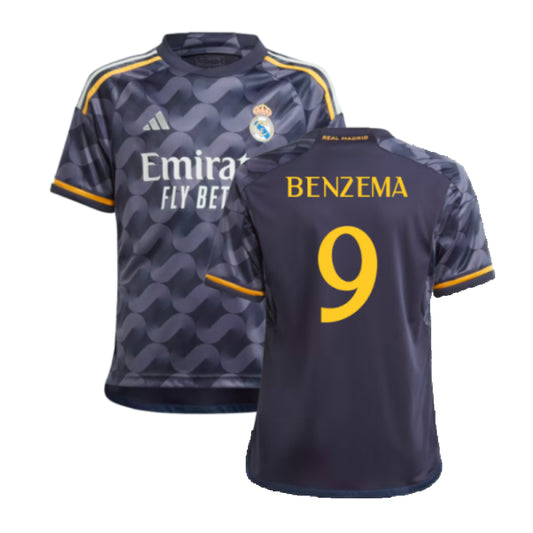 2023-2024 Real Madrid Away Shirt (Kids) (Benzema 9)_4