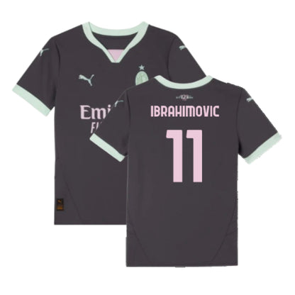 2024-2025 AC Milan Third Shirt (Kids) (Ibrahimovic 11)_6