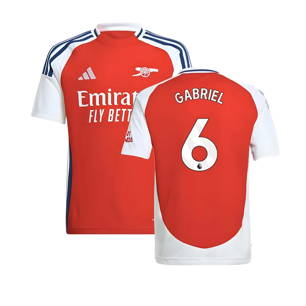 2024-2025 Arsenal Home Shirt (Kids) (Gabriel 6)_4