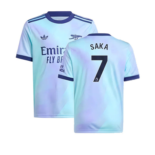 2024-2025 Arsenal Third Shirt (Kids) (Saka 7)_4