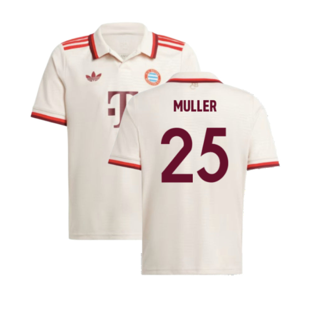 2024-2025 Bayern Munich Third Shirt (Kids) (Muller 25)_4