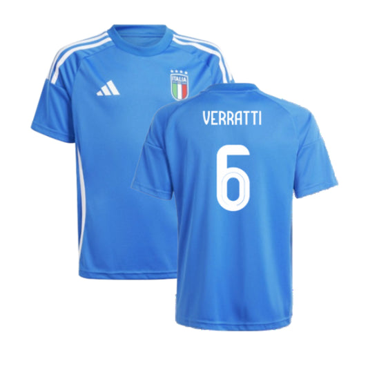 2024-2025 Italy Home Fan Jersey (Kids) (VERRATTI 6)_4