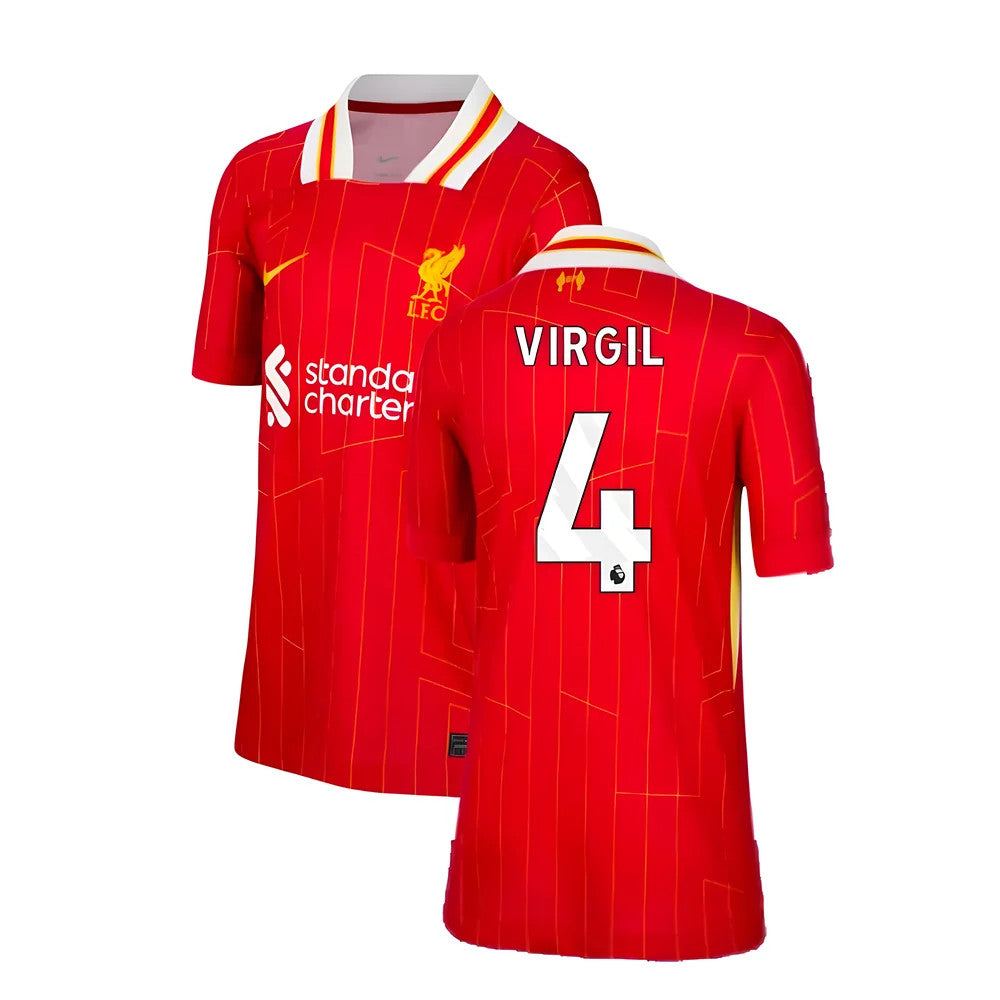 2024-2025 Liverpool Home Shirt (Kids) (Virgil 4)_4