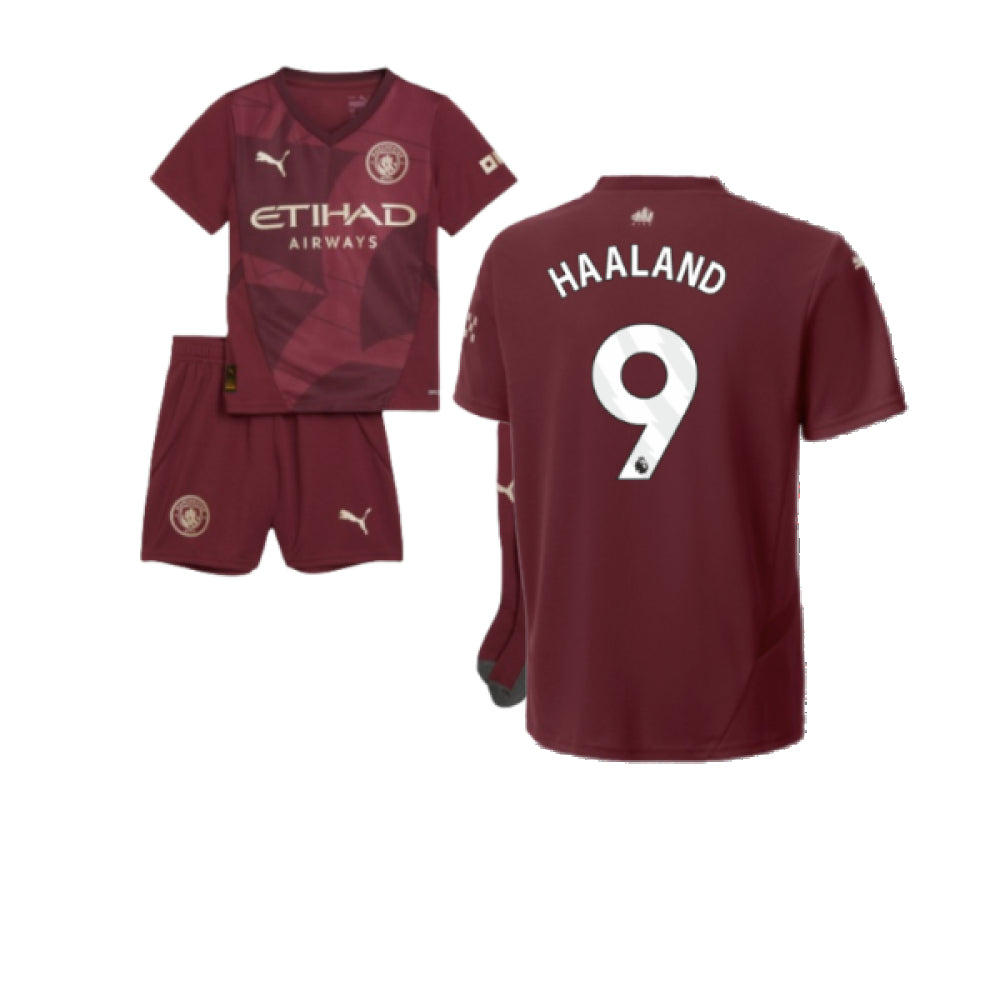 2024-2025 Man City Third Mini Kit (Haaland 9)_5