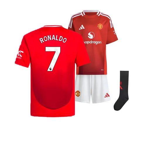 2024-2025 Man Utd Home Mini Kit (Ronaldo 7)_7