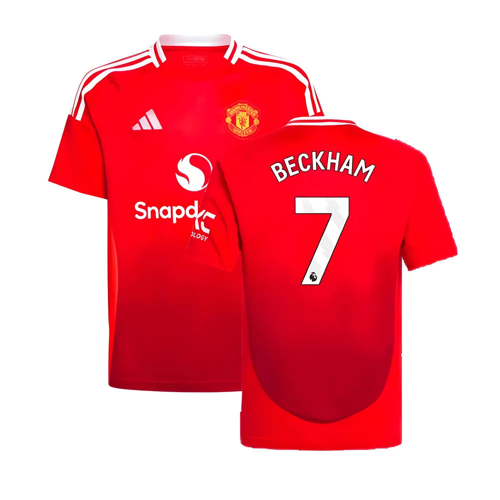 2024-2025 Man Utd Home Shirt (Kids) (Beckham 7)_4