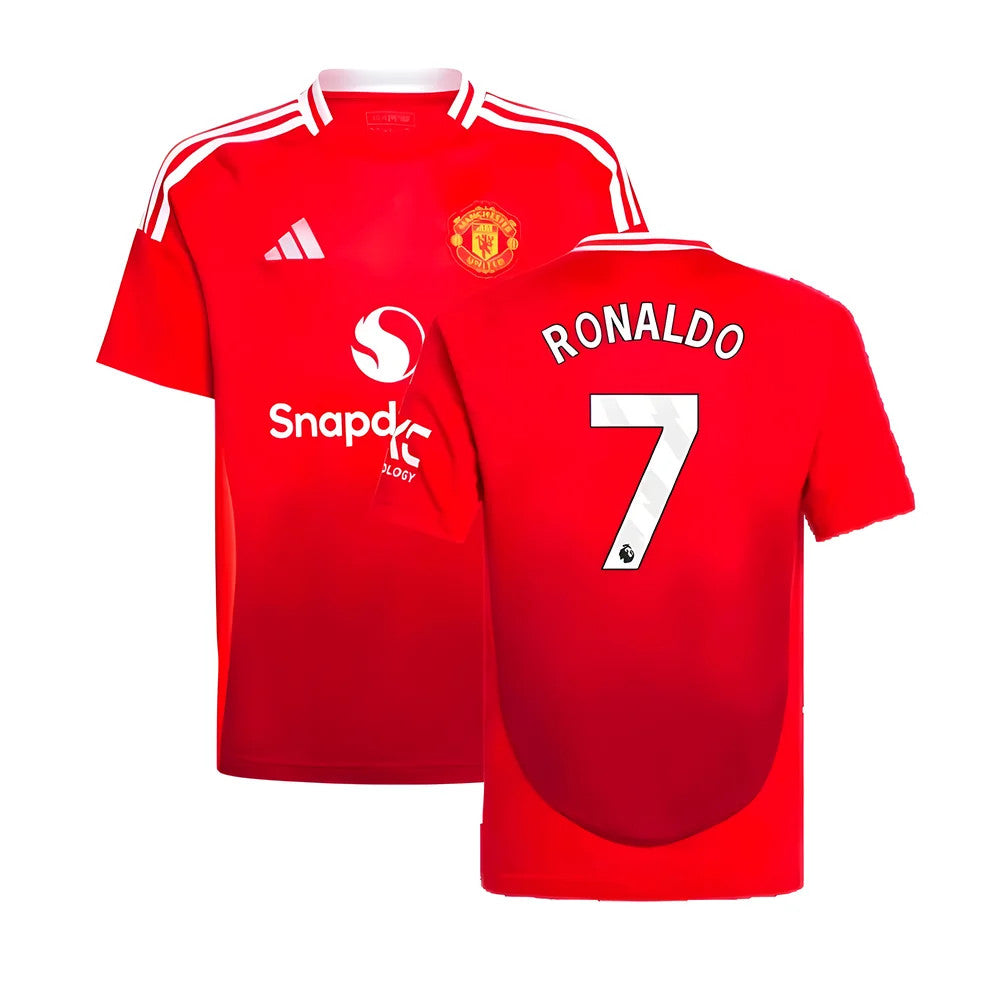 2024-2025 Man Utd Home Shirt (Kids) (Ronaldo 7)_4