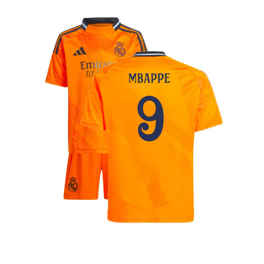 2024-2025 Real Madrid Away Mini Kit (Mbappe 9)_5