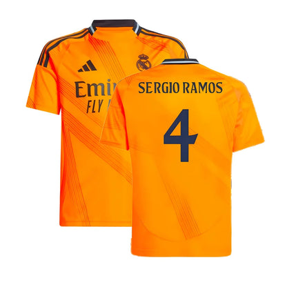 2024-2025 Real Madrid Away Shirt (Kids) (Sergio Ramos 4)_4