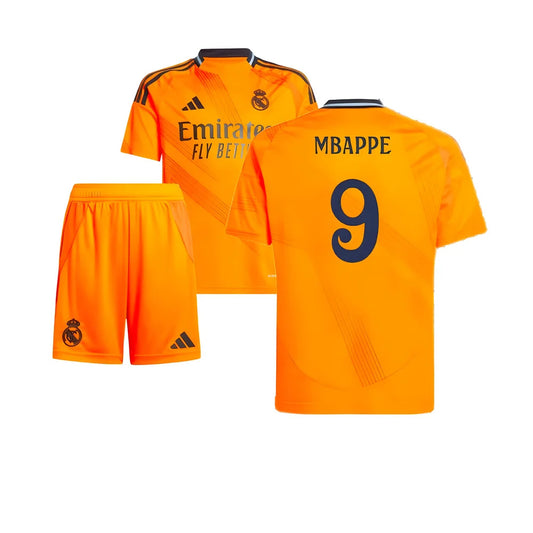 2024-2025 Real Madrid Away Youth Kit (Mbappe 9)_5