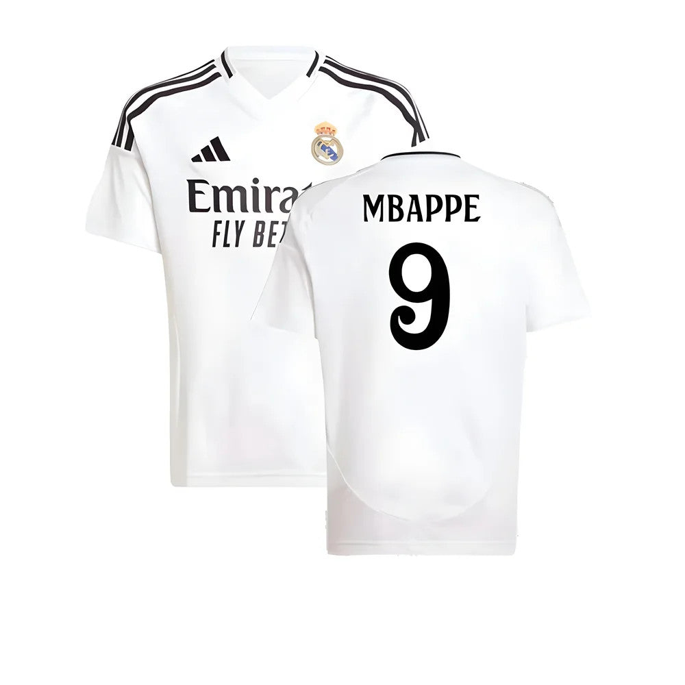 2024-2025 Real Madrid Home Shirt (Kids) (Mbappe 9)_4
