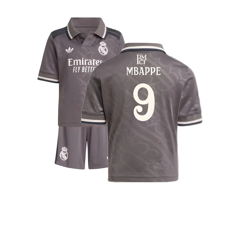 2024-2025 Real Madrid Third Mini Kit (Mbappe 9)_6