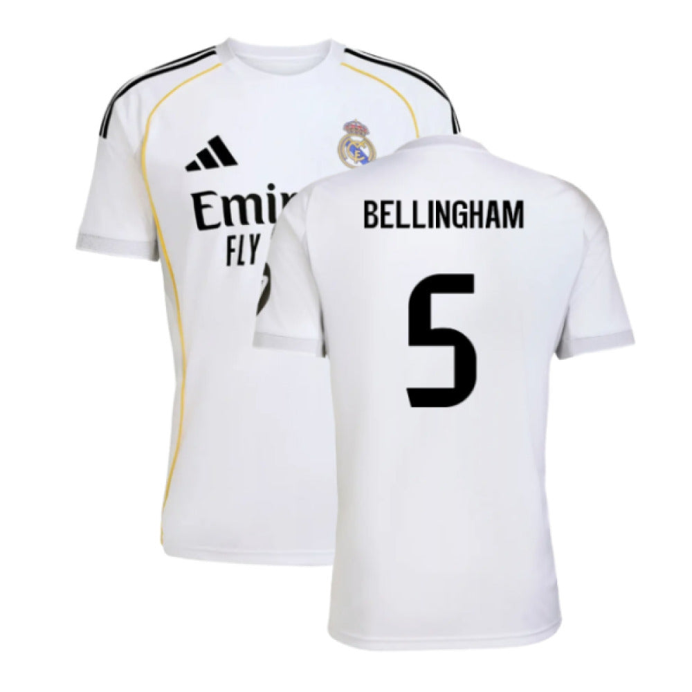 2025-2026 Real Madrid Home Shirt (Bellingham 5)_5