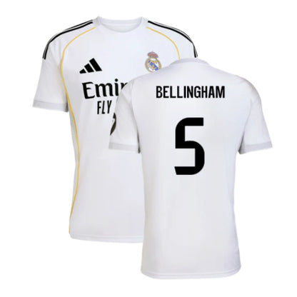 2025-2026 Real Madrid Home Shirt (Bellingham 5)_5