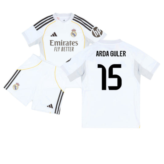 2025-2026 Real Madrid Home Youth Kit (Arda Guler 15)_6