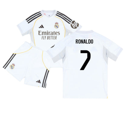 2025-2026 Real Madrid Home Youth Kit (Ronaldo 7)_6