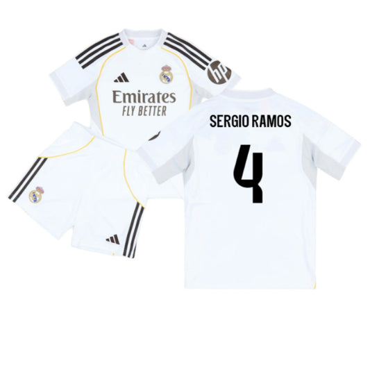 2025-2026 Real Madrid Home Youth Kit (Sergio Ramos 4)_6