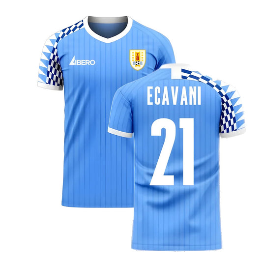 Uruguay 2025-2026 Home Concept Football Kit (Libero) (E CAVANI 21)_0