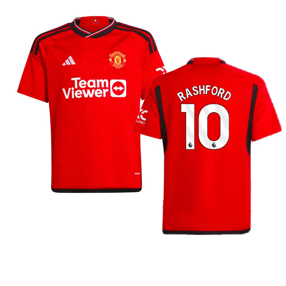 2023-2024 Man Utd Home Shirt (Kids) (Rashford 10)_4