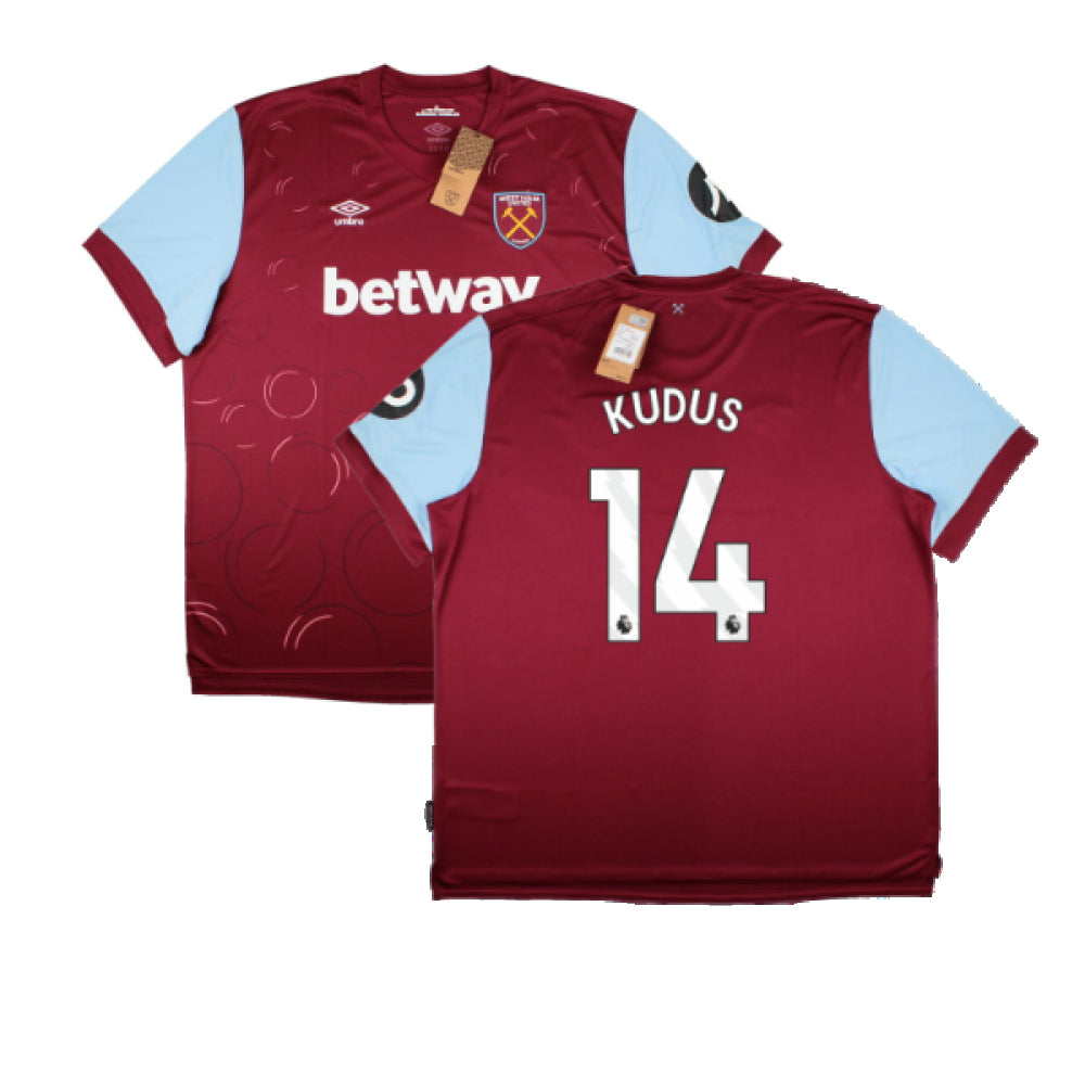 2023-2024 West Ham United Home Shirt (Kudus 14)_4