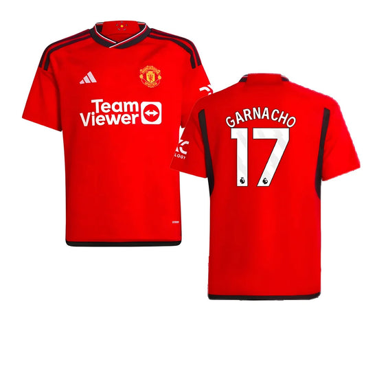 2023-2024 Man Utd Home Shirt (Kids) (Garnacho 17)_4