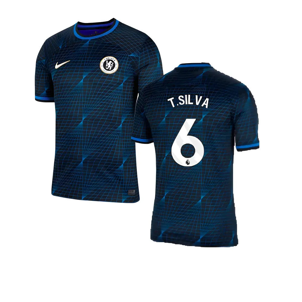 2023-2024 Chelsea Away Football Shirt (T.SILVA 6)_4