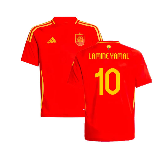 2024-2025 Spain Home Shirt (Kids) (Lamine Yamal 10)_4