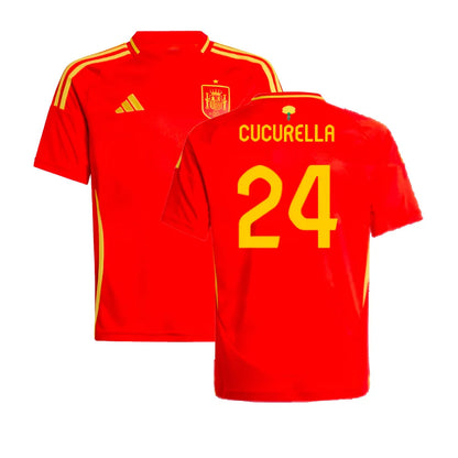 2024-2025 Spain Home Shirt (Kids) (Cucurella 24)_4