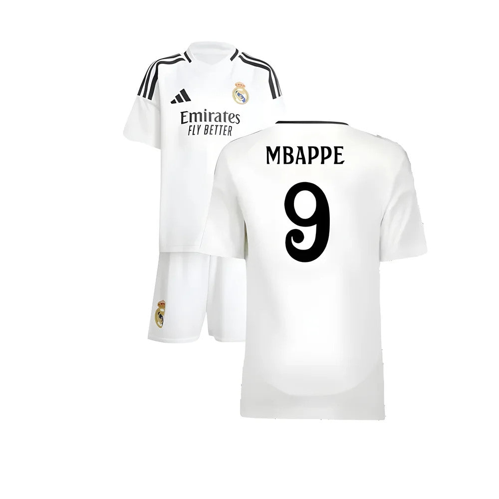 2024-2025 Real Madrid Home Mini Kit (Mbappe 9)_4