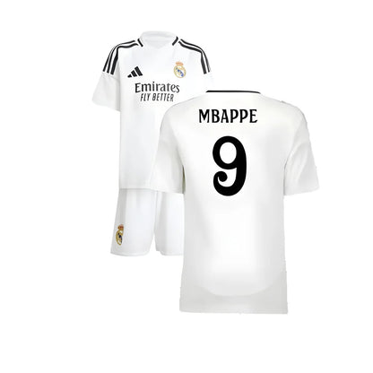 2024-2025 Real Madrid Home Mini Kit (Mbappe 9)_4