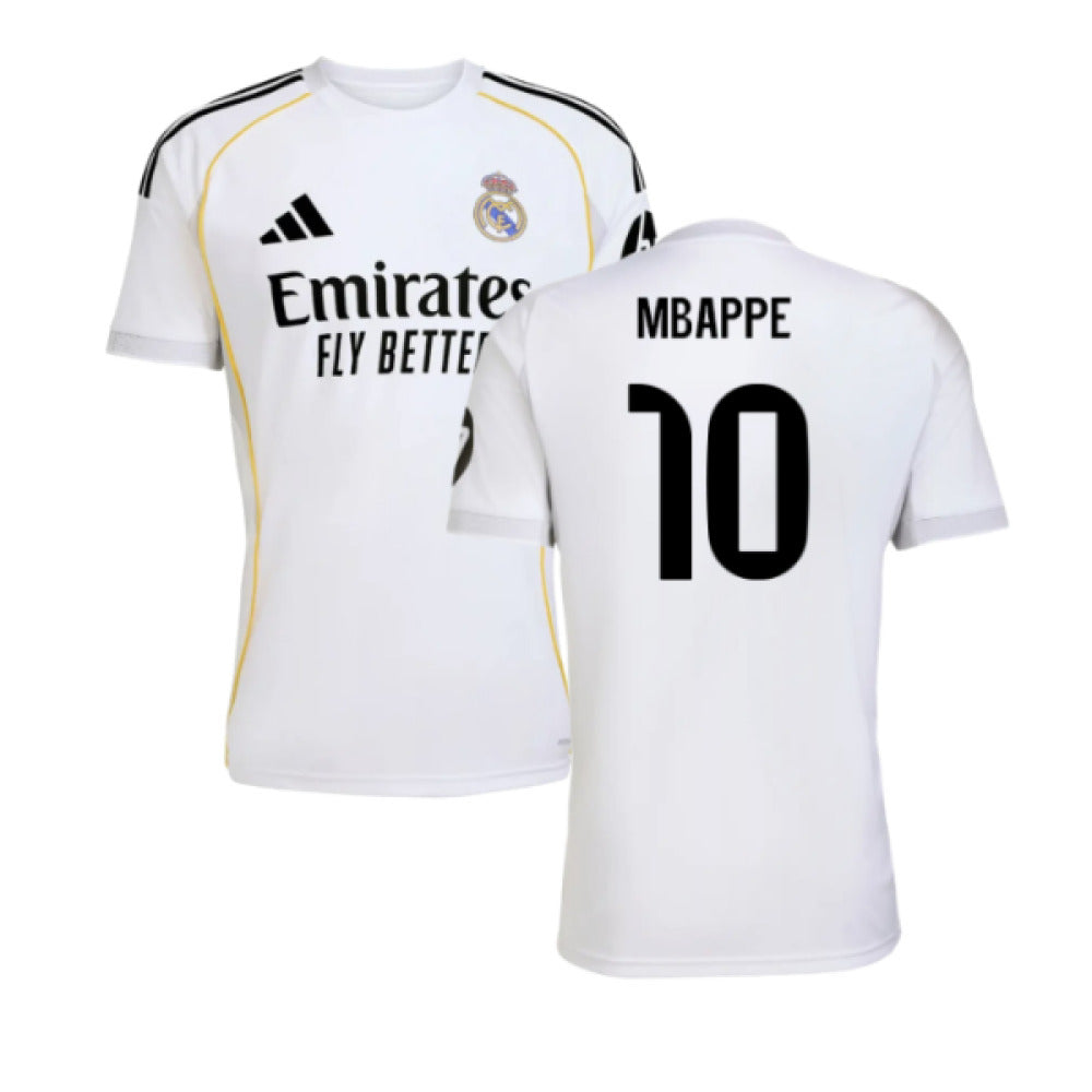 2025-2026 Real Madrid Home Shirt (Mbappe 10)_5
