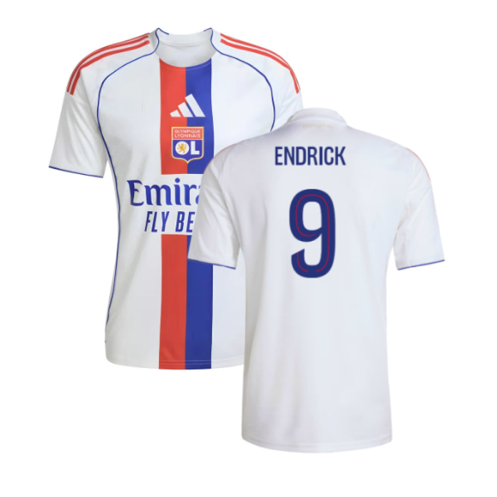 2025-2026 Olympique Lyon Home Shirt (Endrick 9)_5