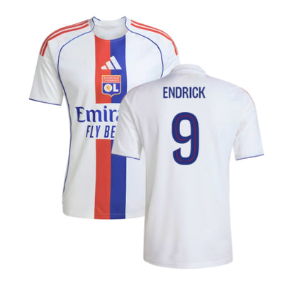 2025-2026 Olympique Lyon Home Shirt (Endrick 9)_5