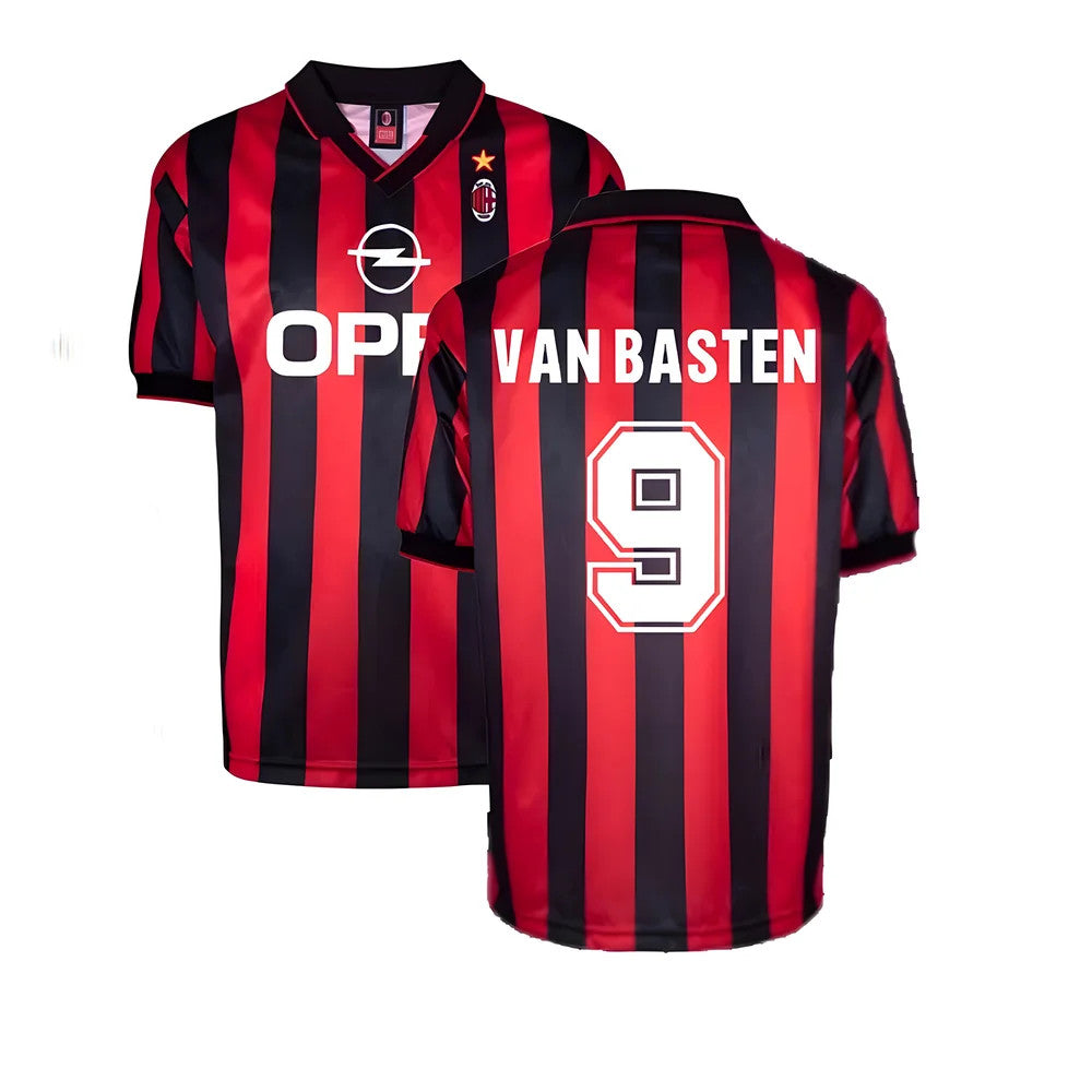 AC Milan 1996 Home Retro Shirt (VAN BASTEN 9)_4