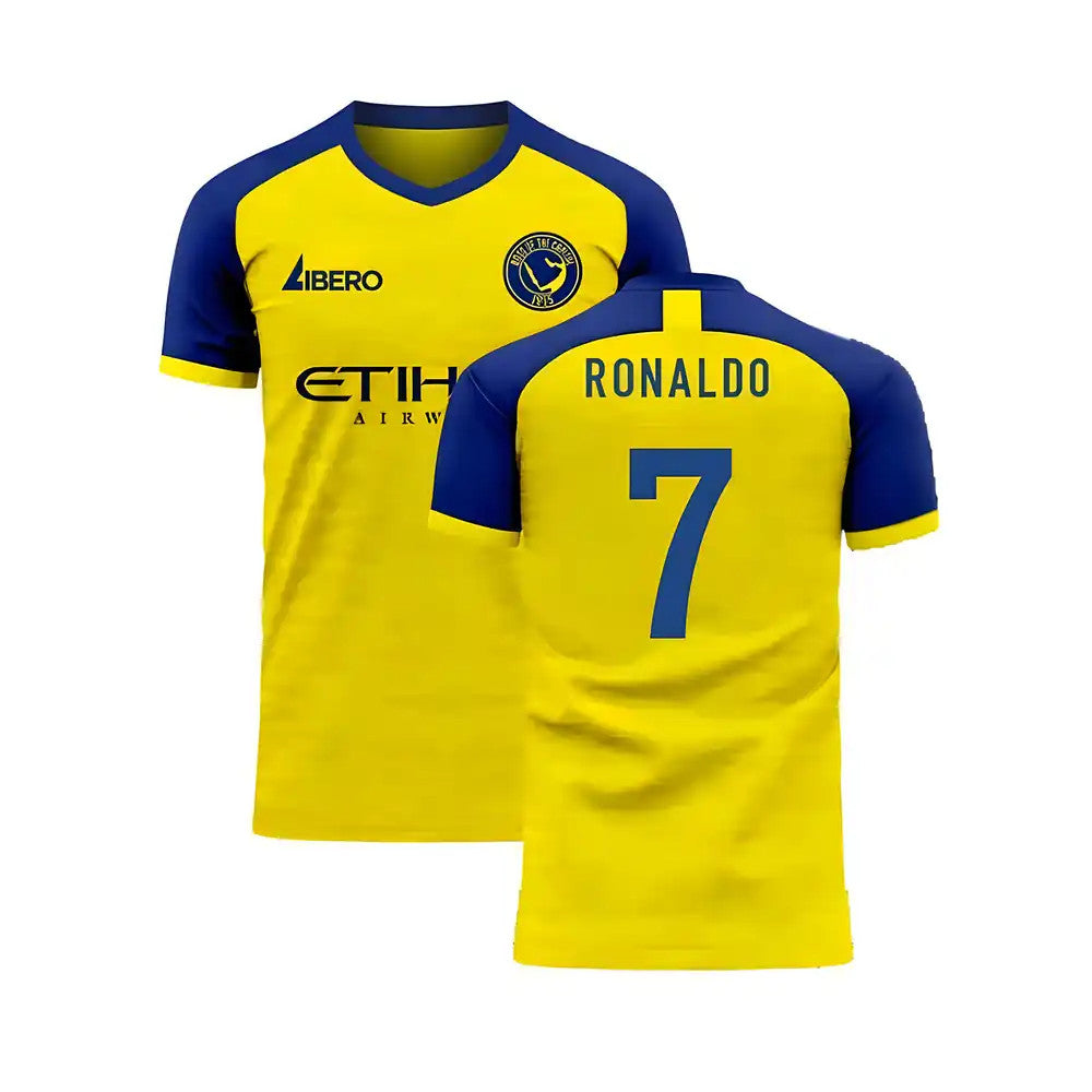  Al-Nassr 2025-2026 Home Concept Football Kit (Libero) - Kids (Ronaldo 7)_4